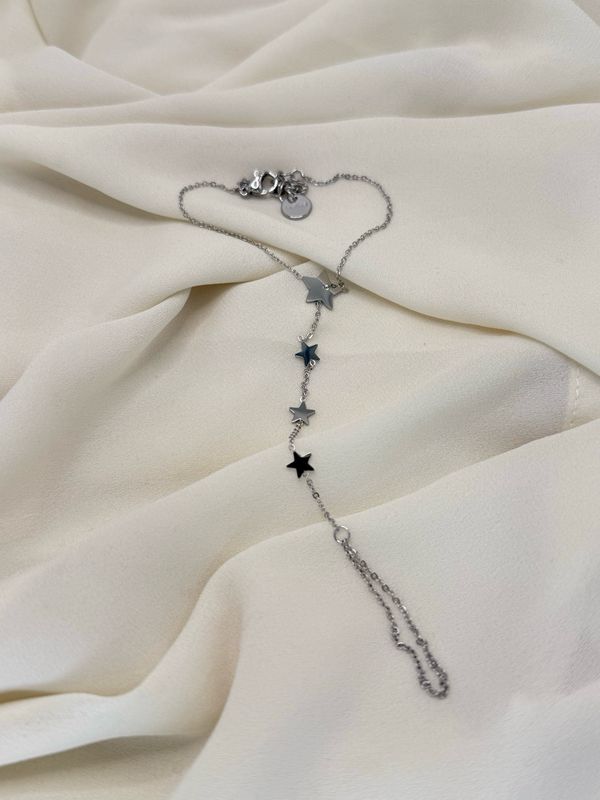 Baciamano stelline silver