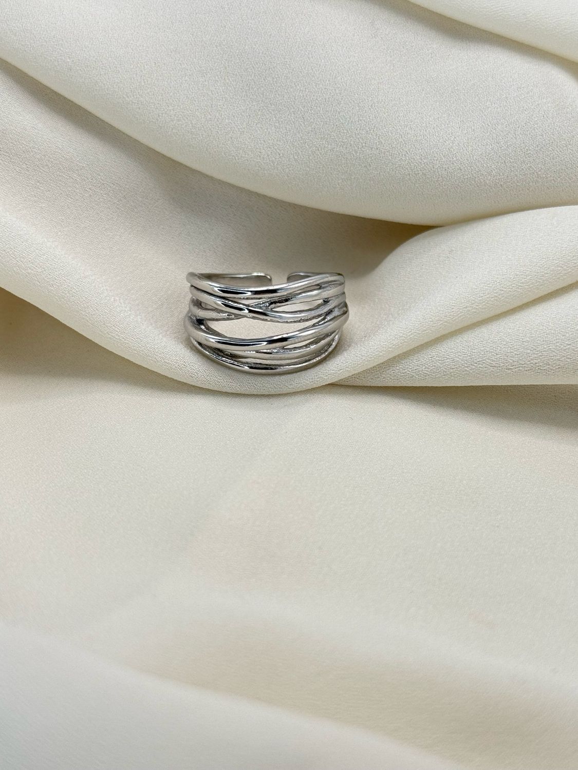 Anello kataifi silver