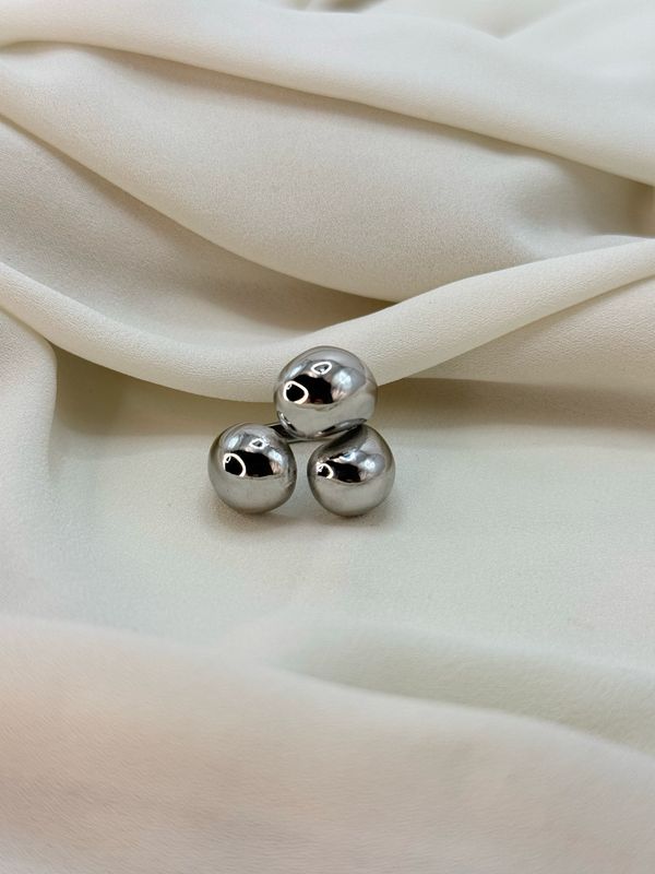 Anello trio bold silver