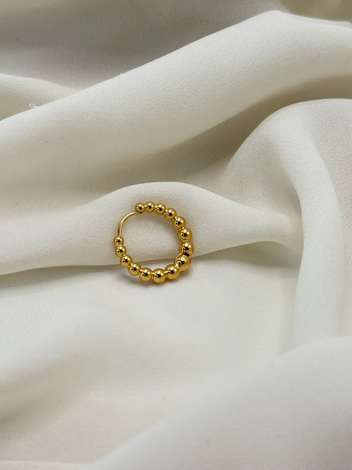 Hoop bollicine L Gold