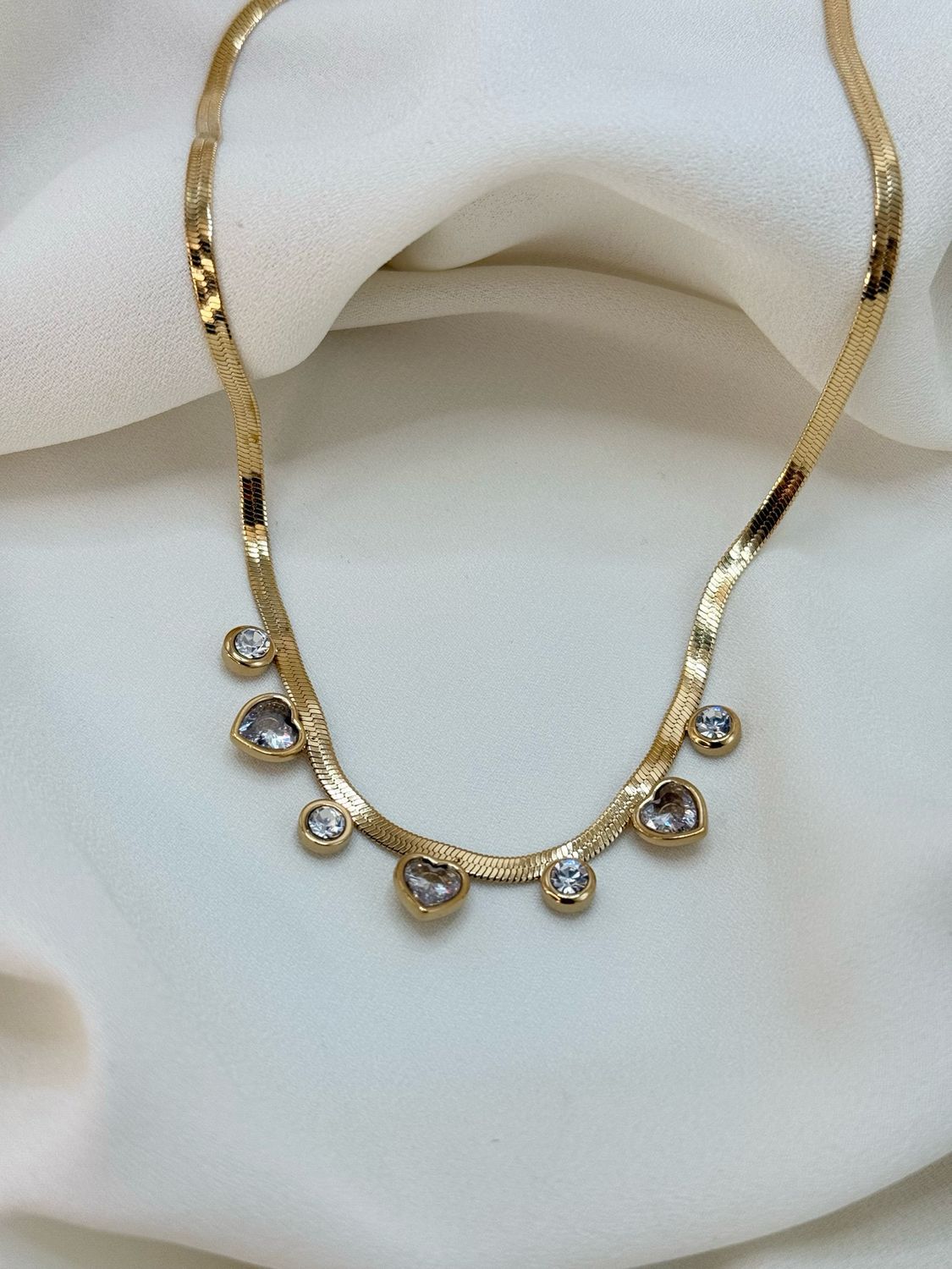 Girocollo love snake  gold