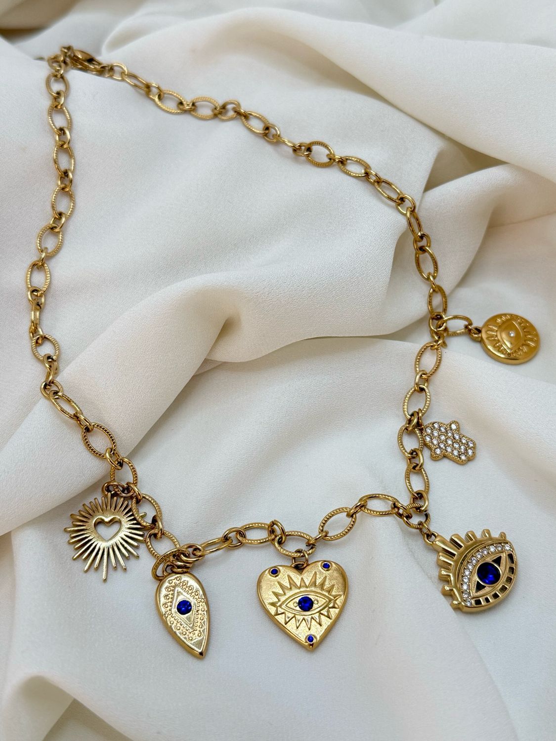 Girocollo occhietti Gold