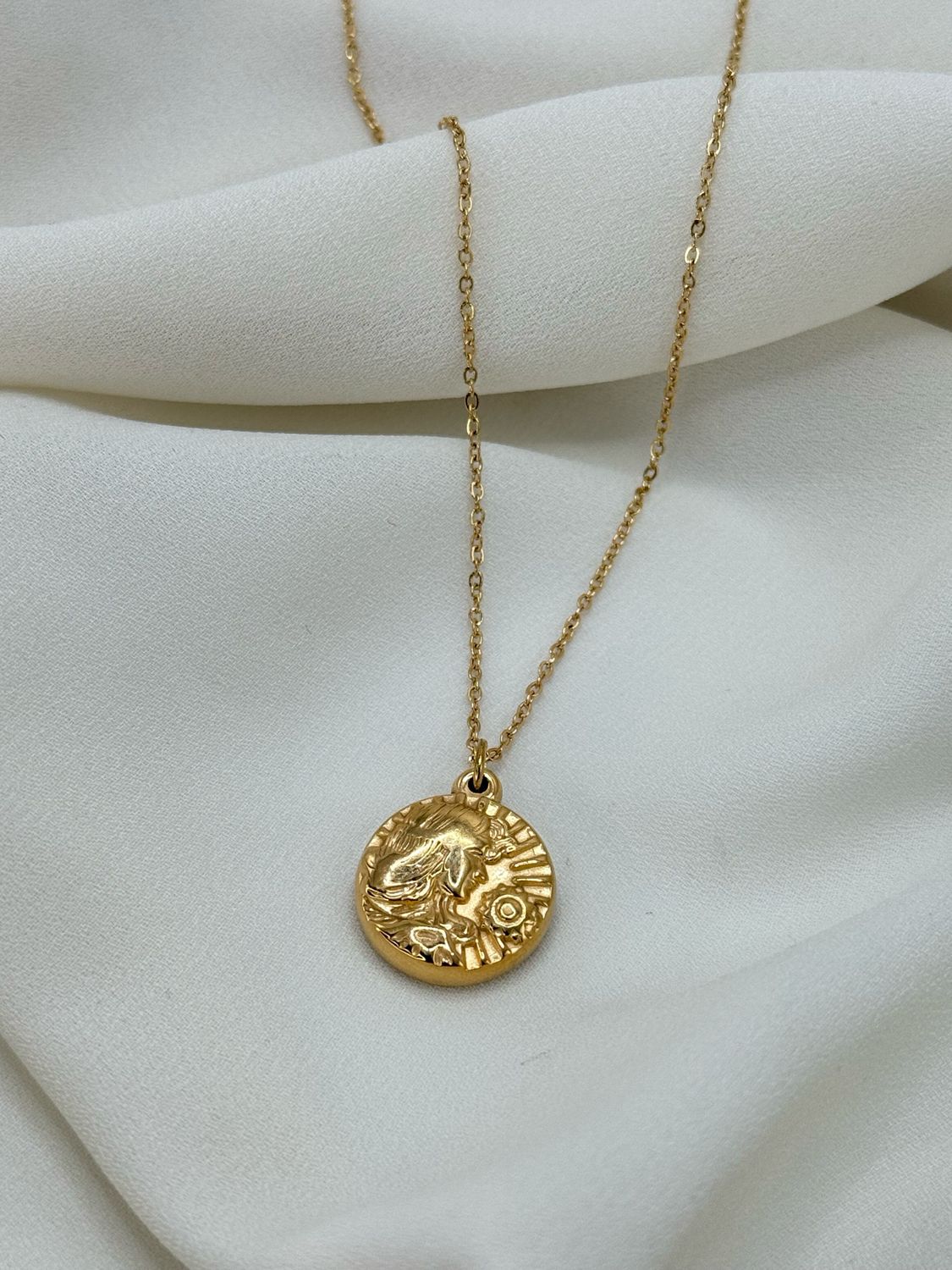 Collana charm moneta Gold