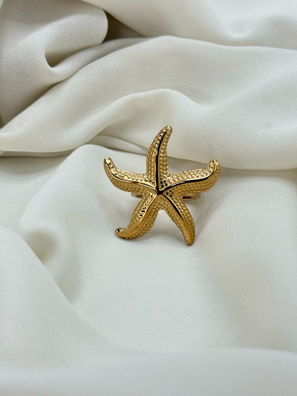Anello stella marina Gold