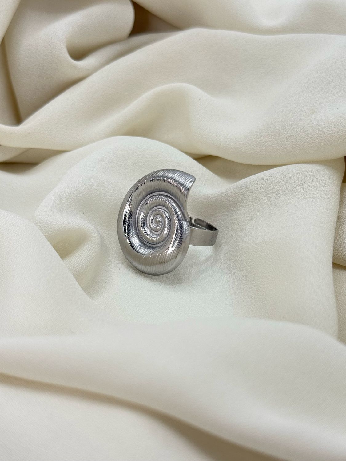 Anello chiocciola silver