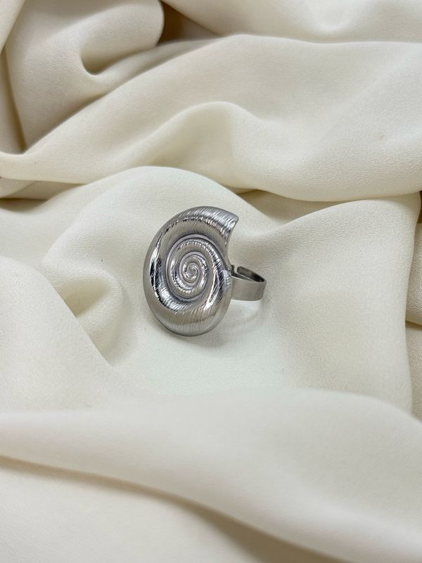 Anello chiocciola silver
