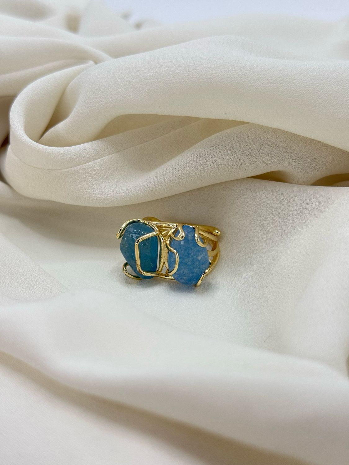 Anello aura celeste