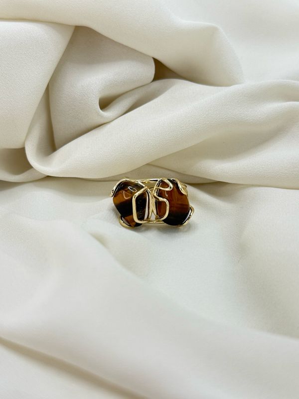 Anello aura marrone