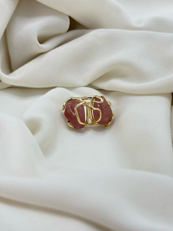 Anello aura rosa
