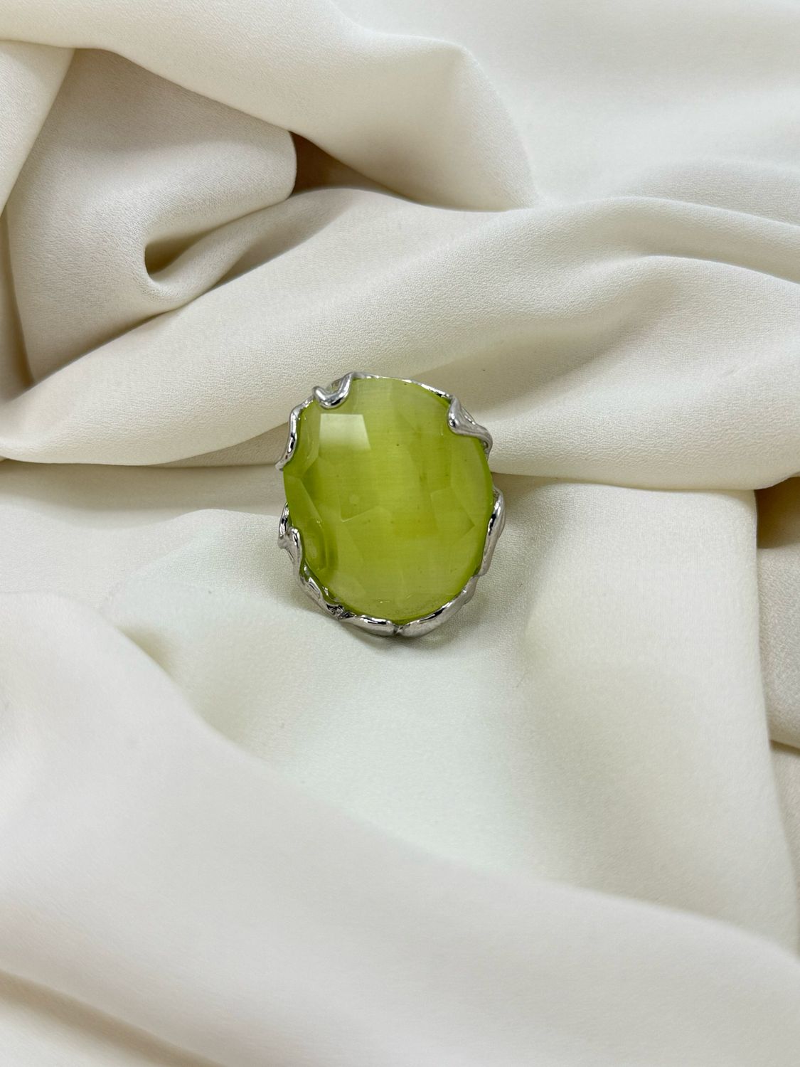 Anello alora verde gold