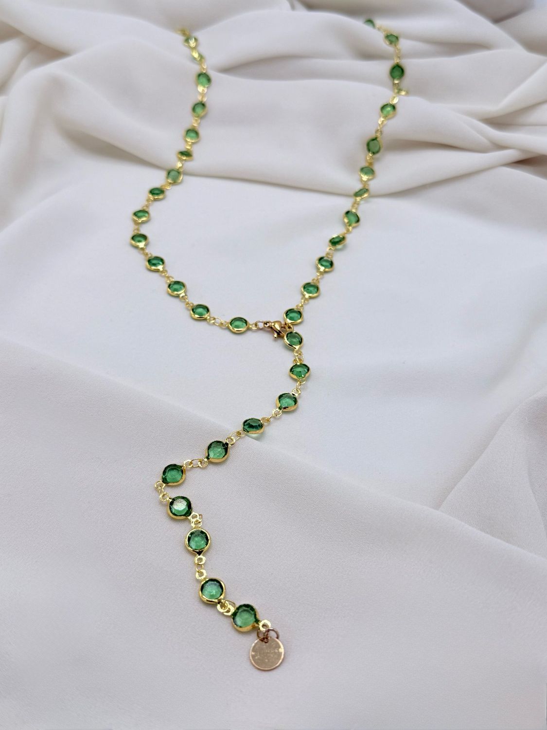 Collana rosario green onion