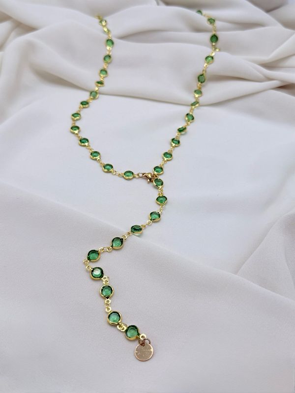 Collana rosario green onion