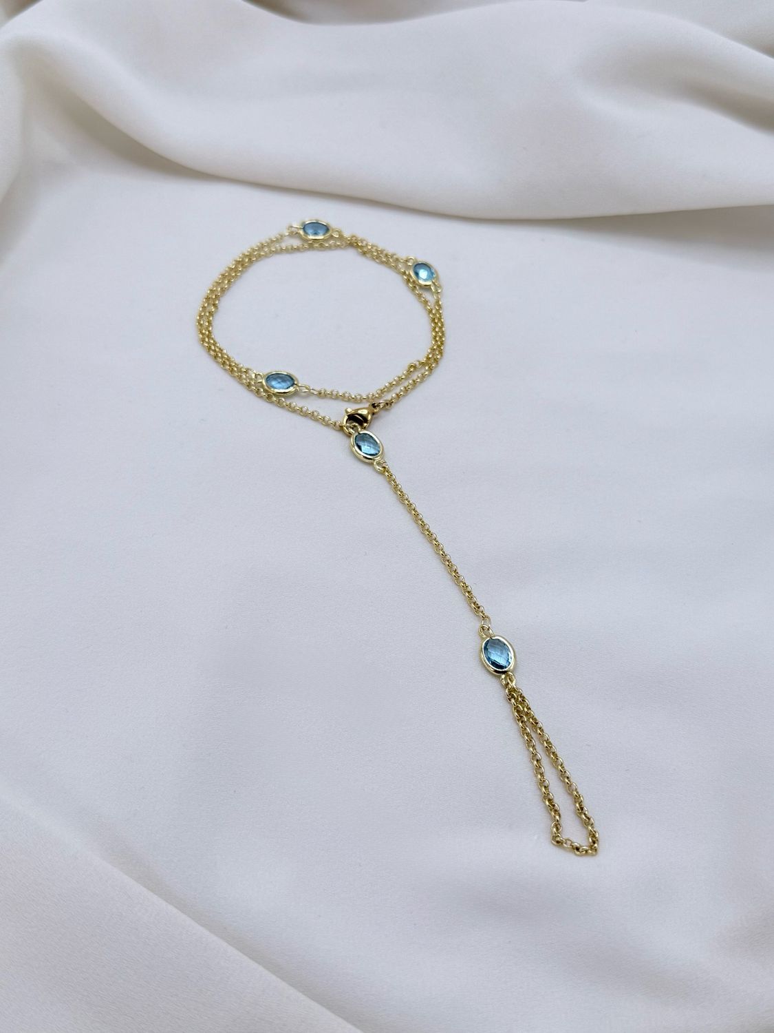 Baciamano/collana double Sky
