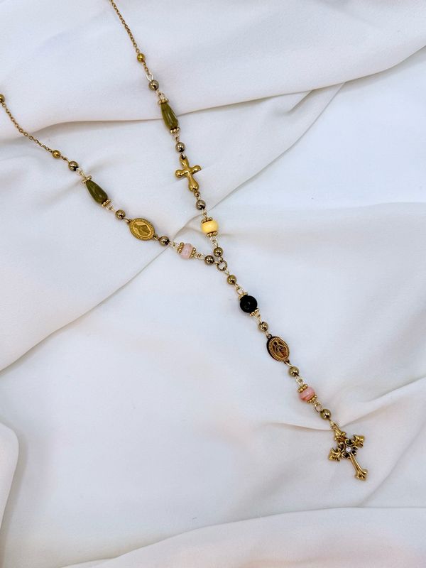 Collana rosario bouquet