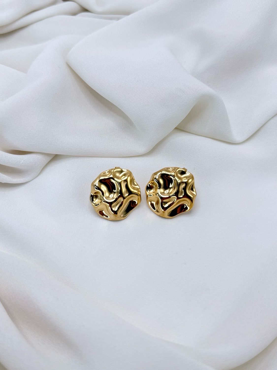 Orecchini moon round Gold