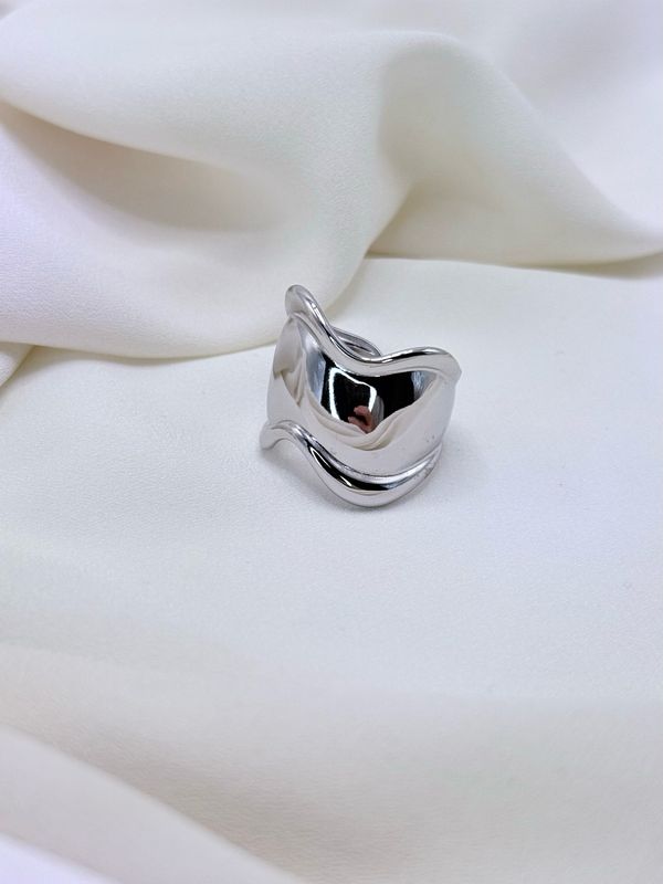 Anello fascia caveau silver