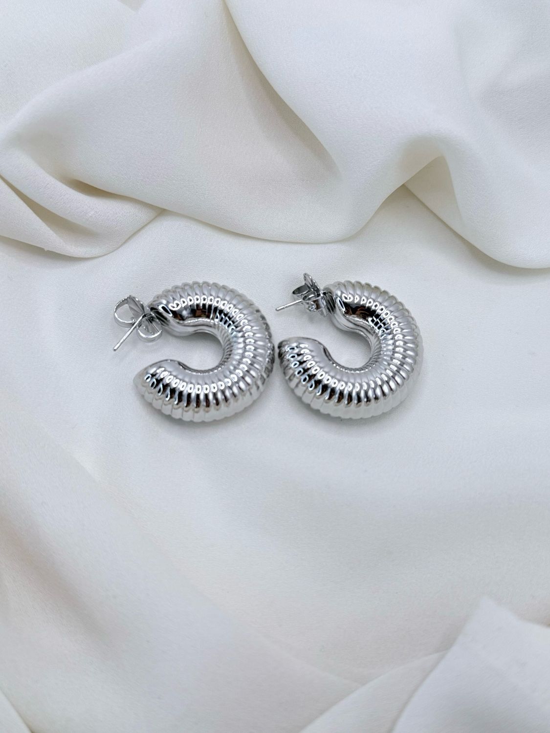 Orecchini dune silver