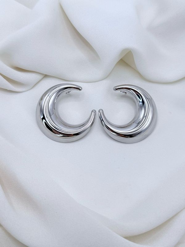 Orecchini luna silver