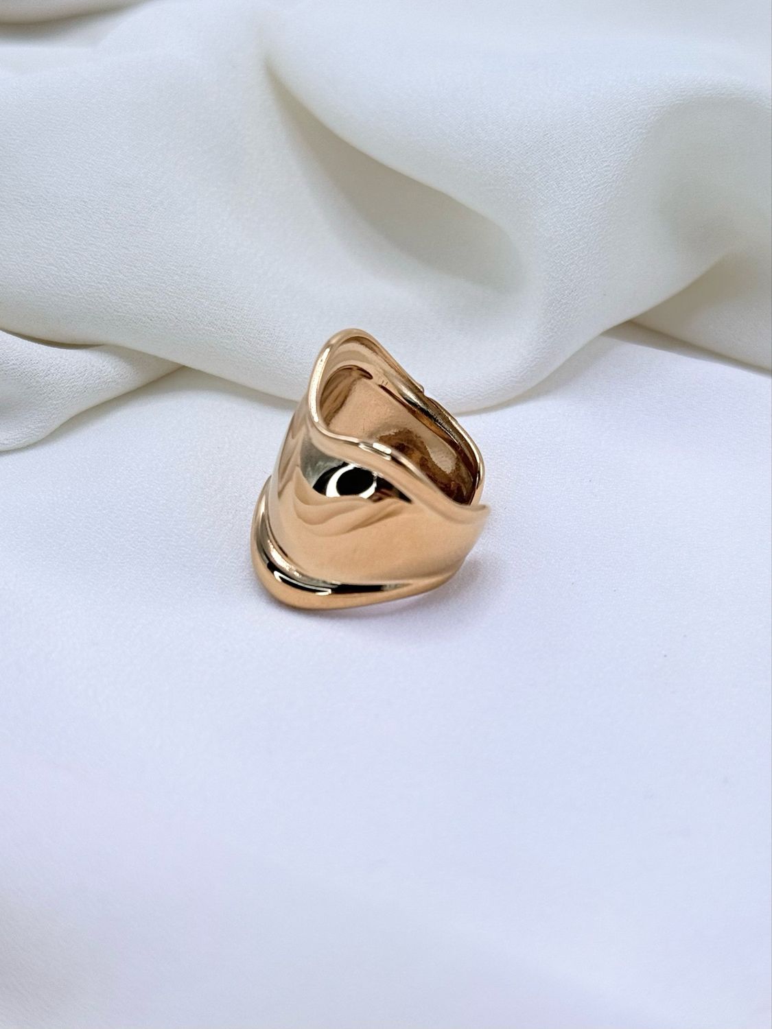 Anello fascia caveau gold