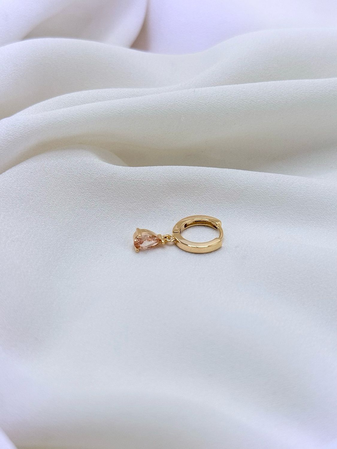Hoop drop giallo gold