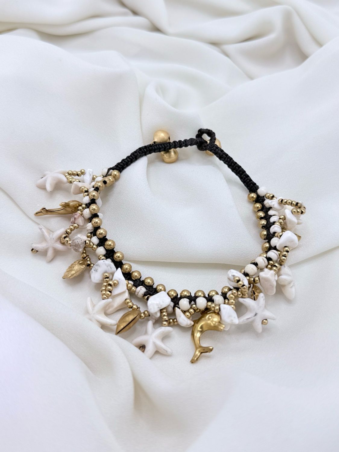 Cavigliera sonaglio white