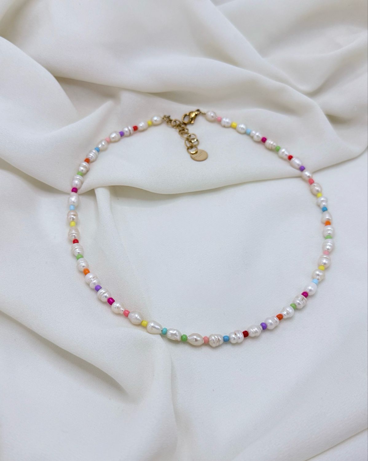 Girocollo perle multicolor