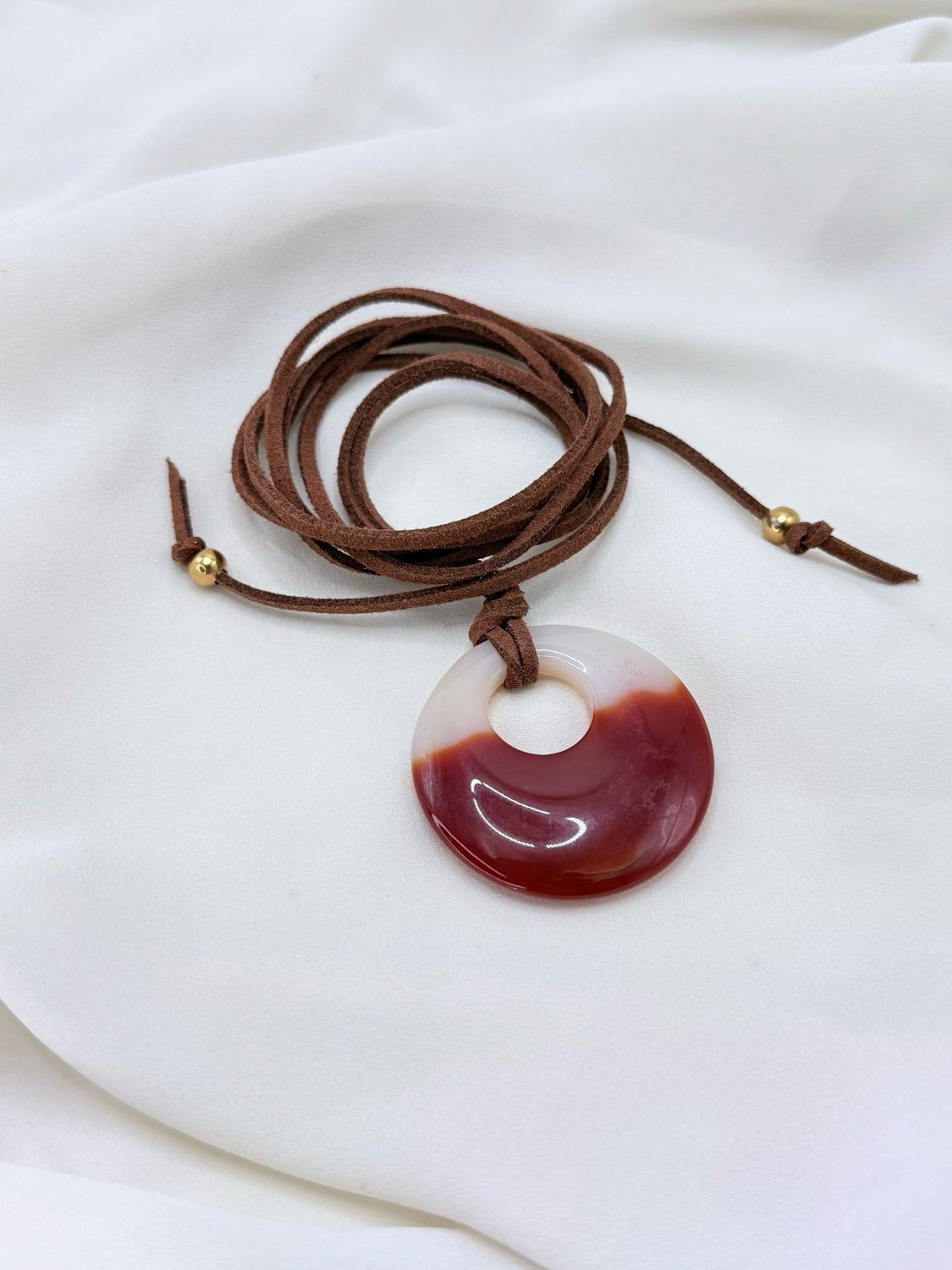 Chocker etnic marrone