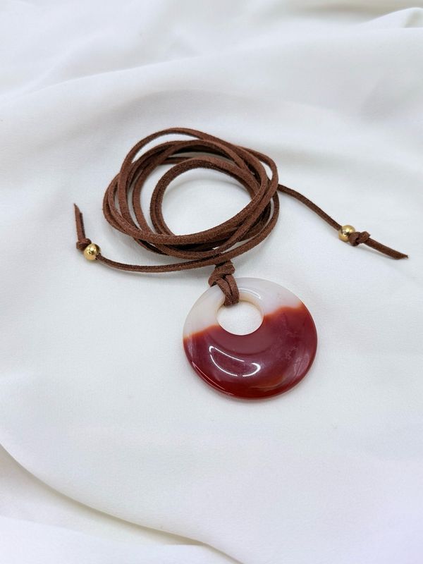 Chocker etnic marrone