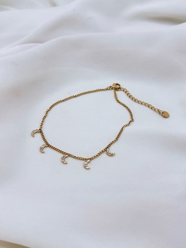 Cavigliera lunette gold