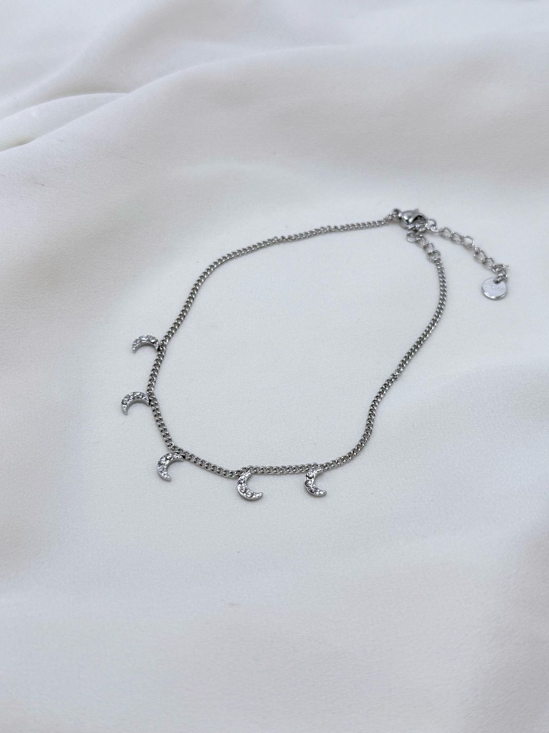 Cavigliera lunetta silver