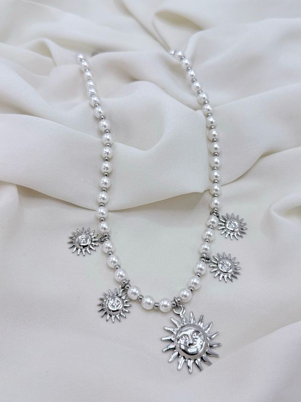 Girocollo follow the sun silver