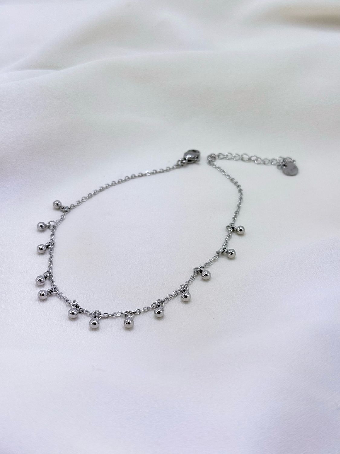 Cavigliera peas silver