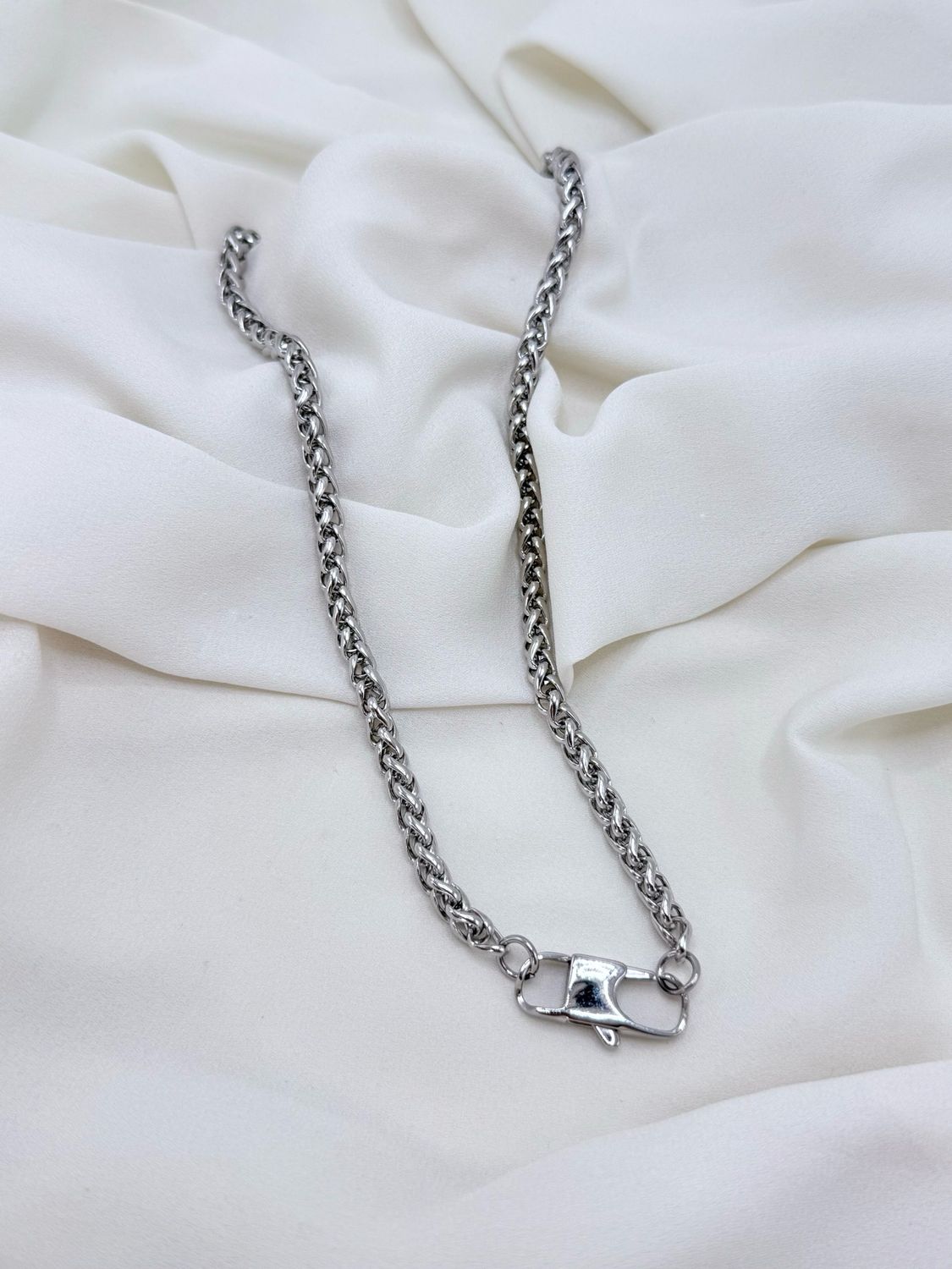 Girocollo moschettone silver