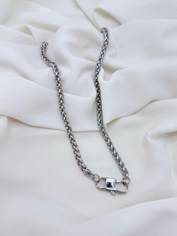 Girocollo moschettone silver