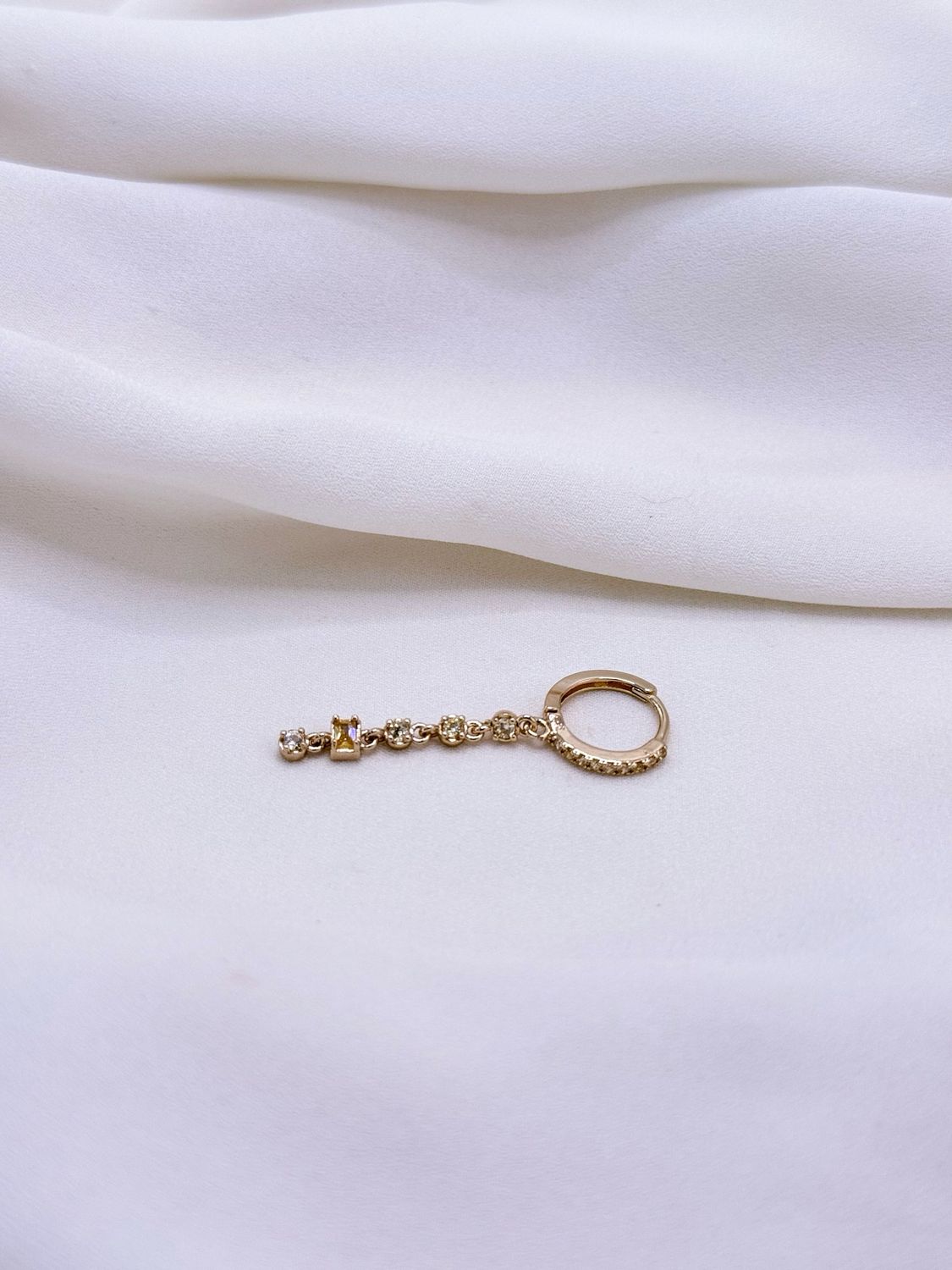 Hoop pendol giallo