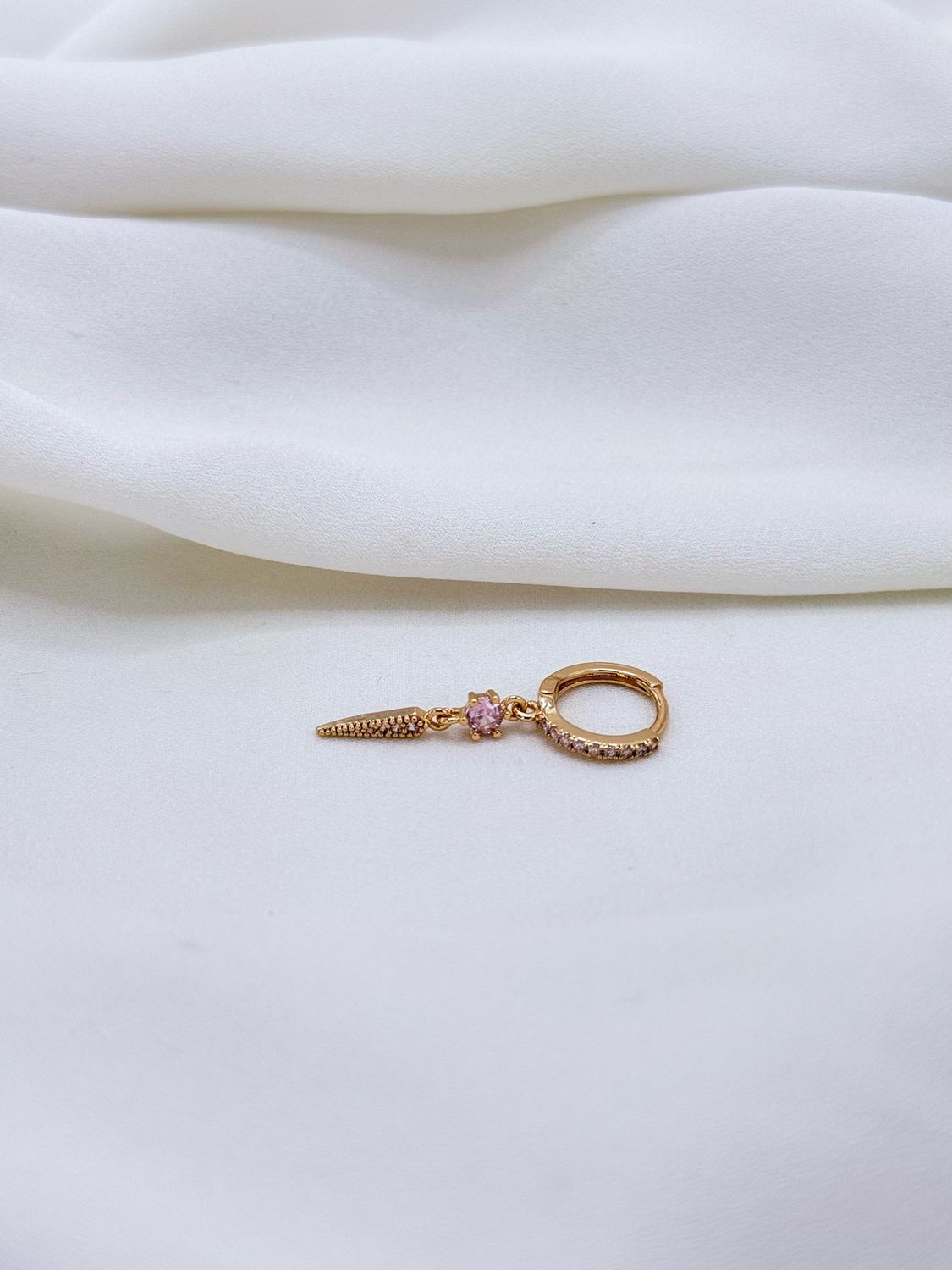Hoop spike rosa