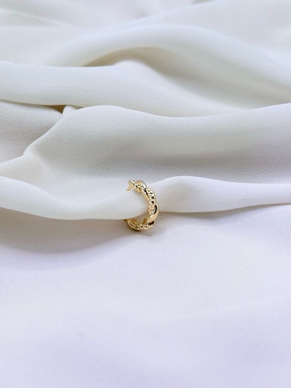 Hoop trecciolona gold