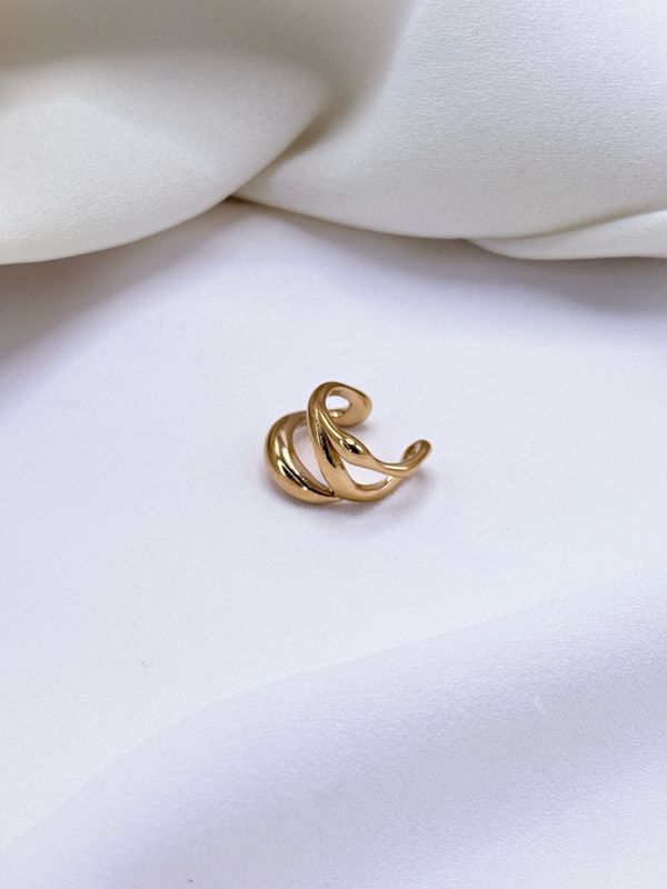 Earcuf abstract Gold