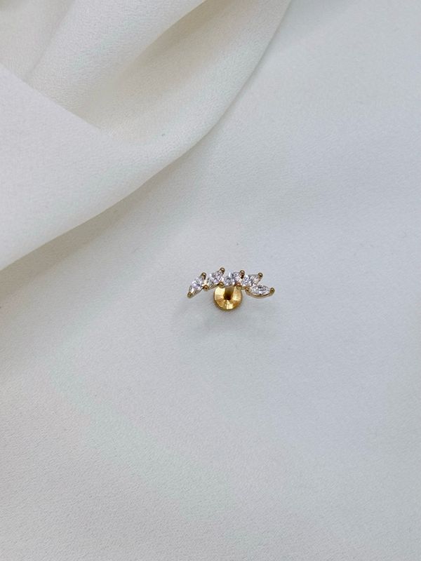 Piercing fogliolina Gold