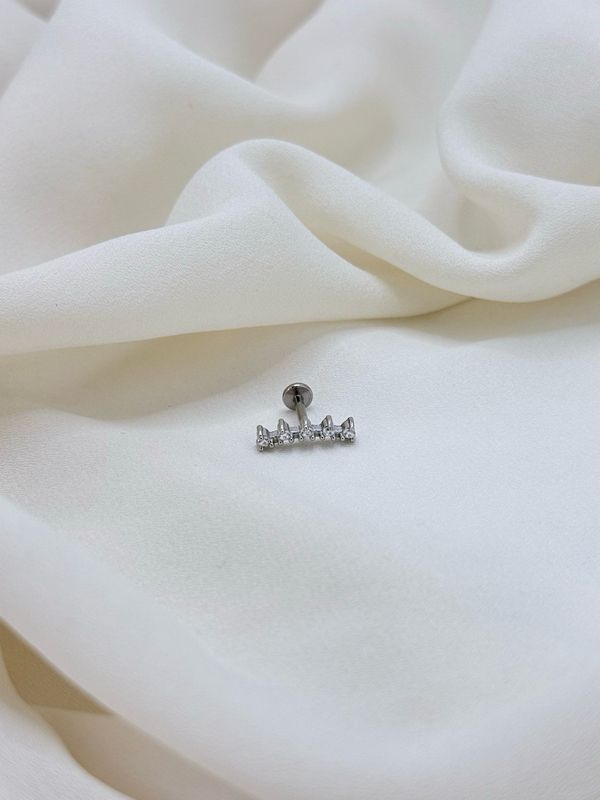 Piercing tiara silver
