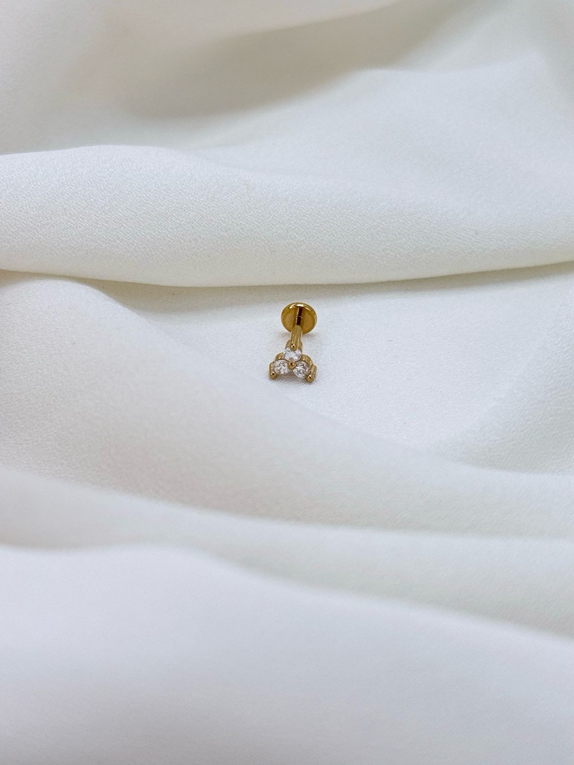 Piercing trio luce Gold