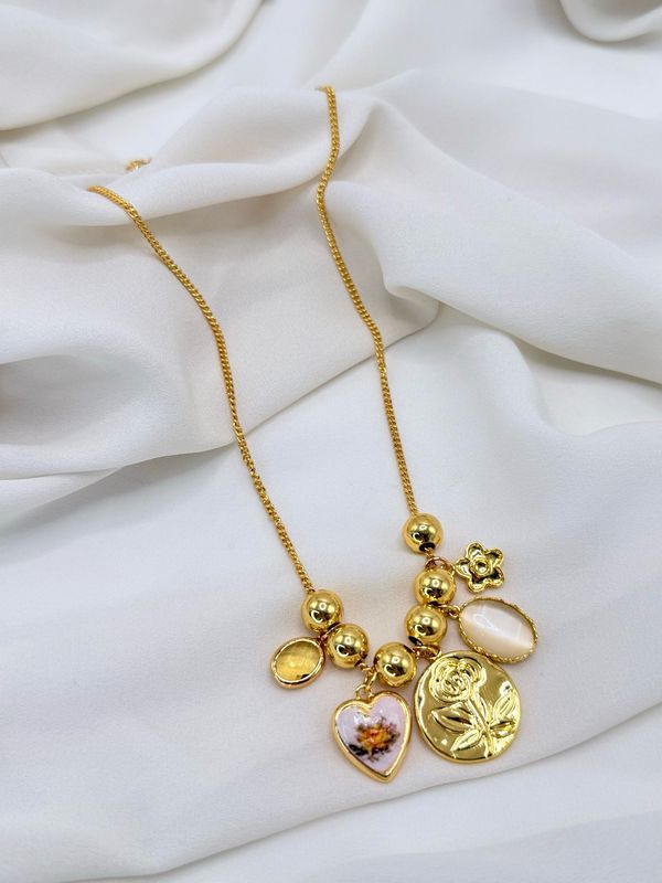 Collana centrale bouquet