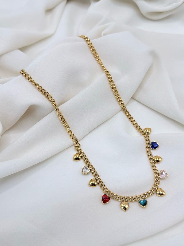Girocollo love multicolor