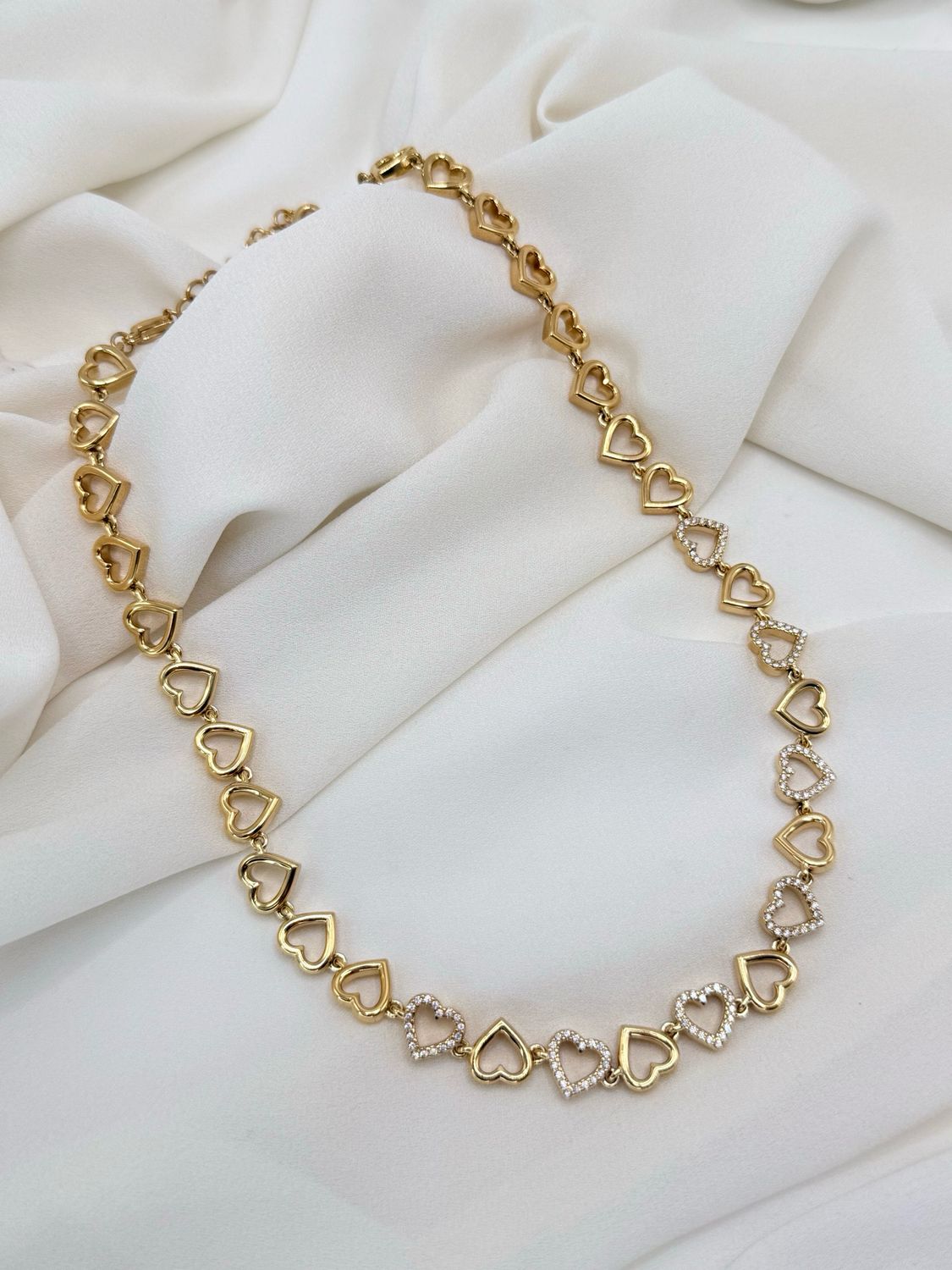 Girocollo mille cuori gold