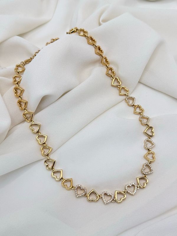 Girocollo mille cuori gold