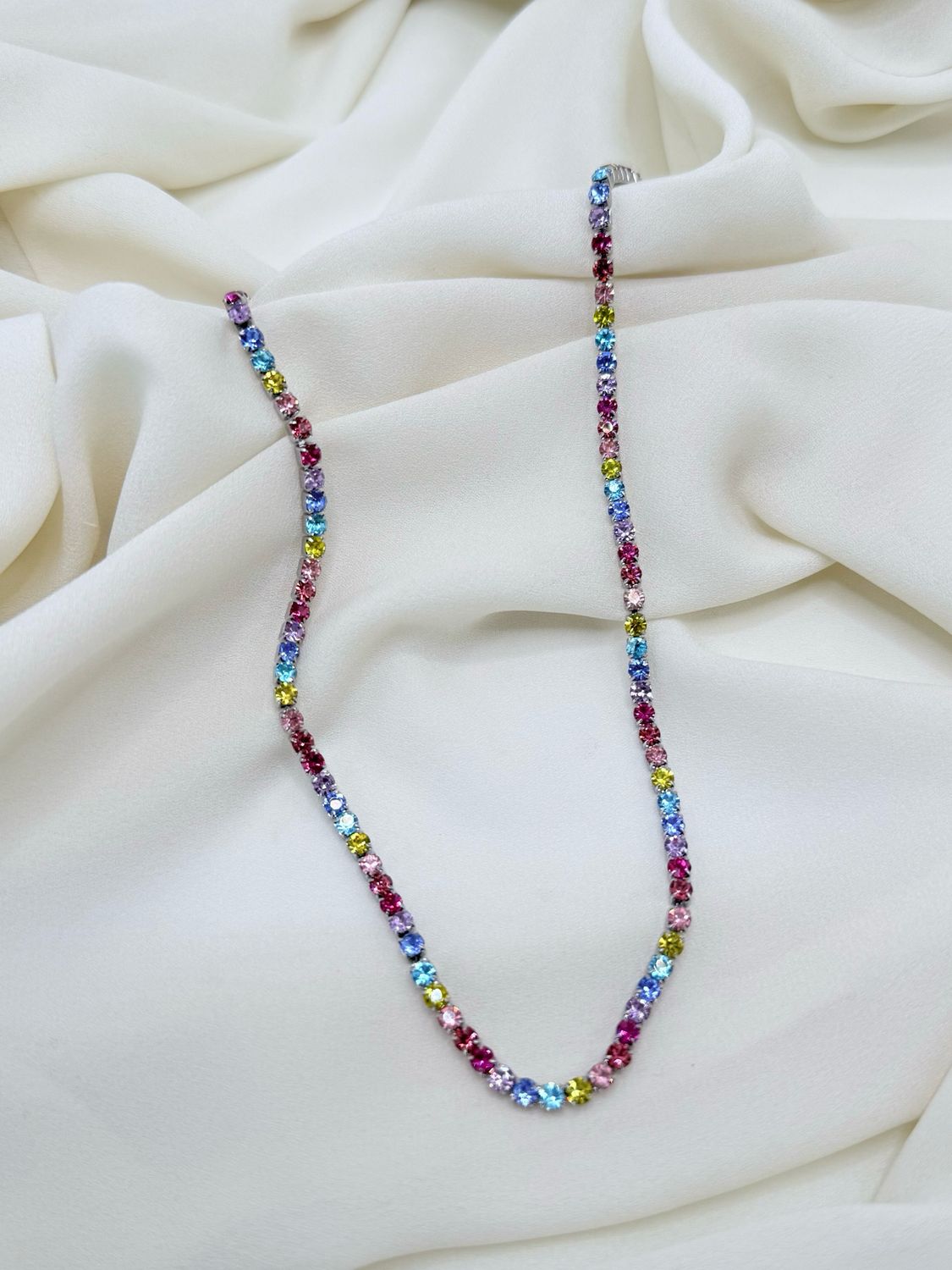Tennis multicolor silver