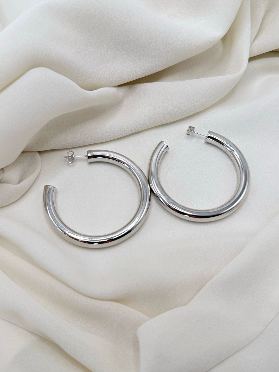 Orecchini Classic big silver