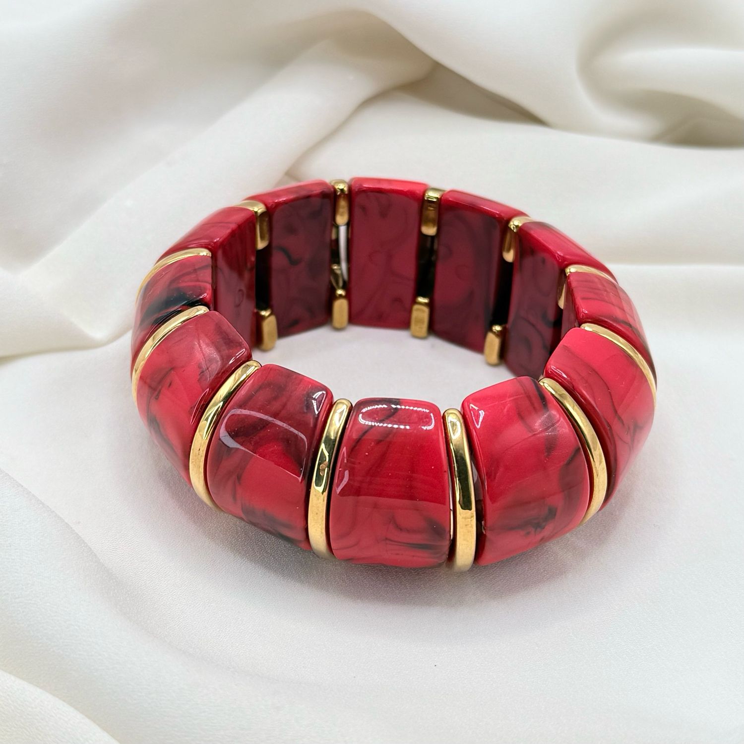 Bracciale bubble red