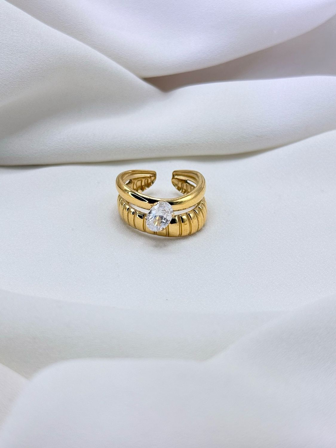 Anello double light Gold