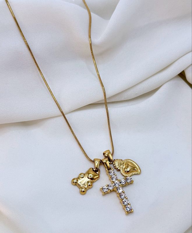 Collana sweet croce gold